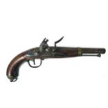 French Napoleonic War Period ANXIII Contract Flintlock Pistol