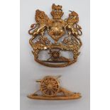 Victorian Royal Artillery Sabretache Badge