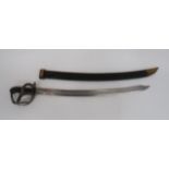 Late 19th Century Dutch Klewang Short Sword