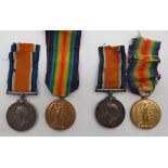 Two Coldstream Guards WW1 Medal Pairs