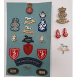 Good Selection of Queens Own Hussars Badges