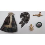 Small Selection of Seaforth Highlanders Sweetheart Badges