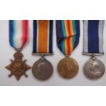 Royal Navy 1914/15 Trio LS & GC Medal Group