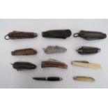 Small Selection of Various Clasp Knives