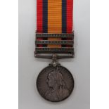 Queens South Africa Three Clasp Medal Manchester Regiment
