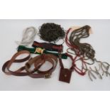 Selection of Military Belts and Aiguillettes