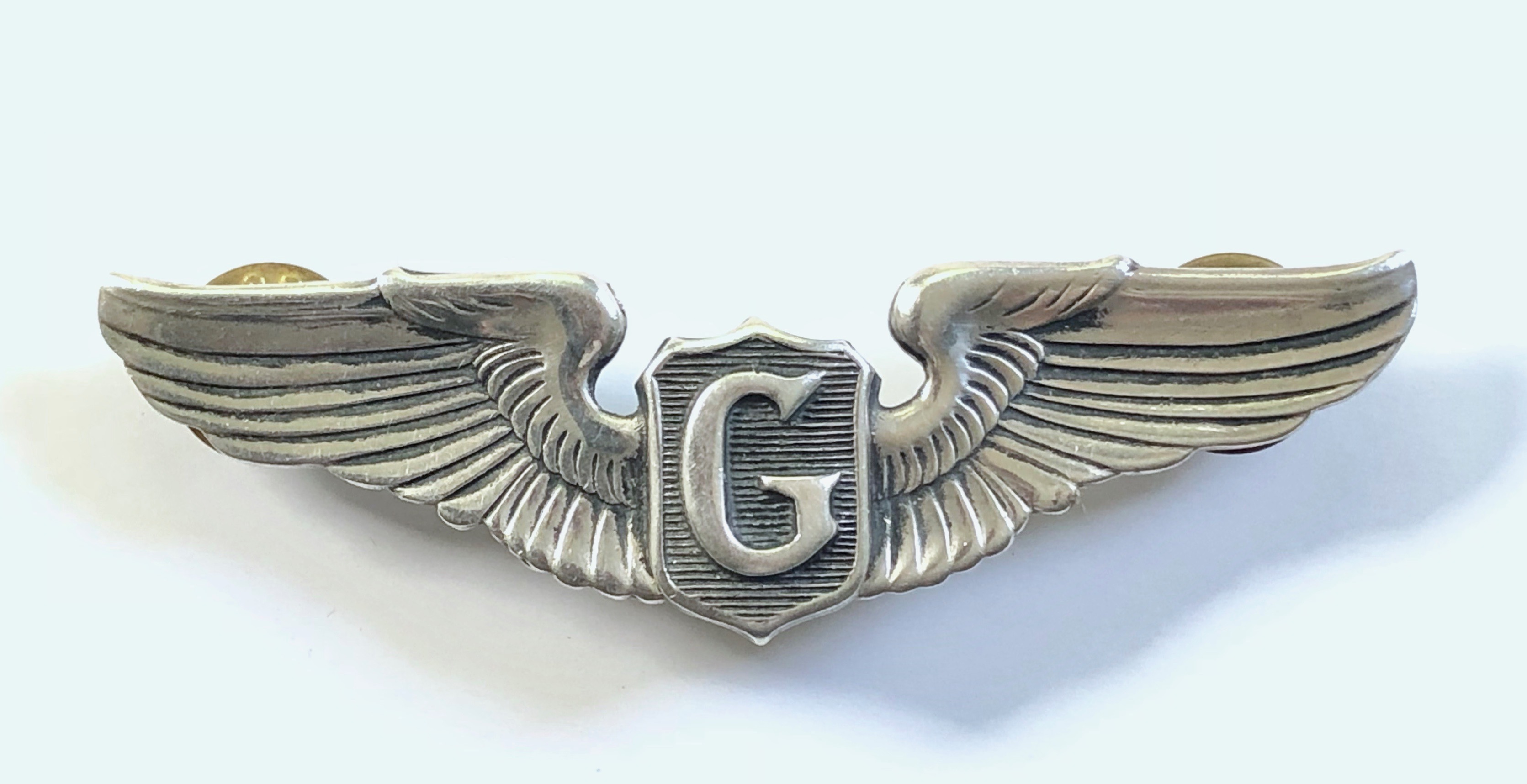 WW2 Period US Glider Pilot Silver Wing.