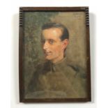 WW1 1918 Royal Flying Corps Portrait Painting.