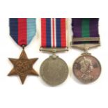 RAF General Service Medal, Clasp 'Arabian Peninsula' Group of Three Medals.