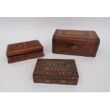 Tunbridge Ware Inlaid Jewellery Box