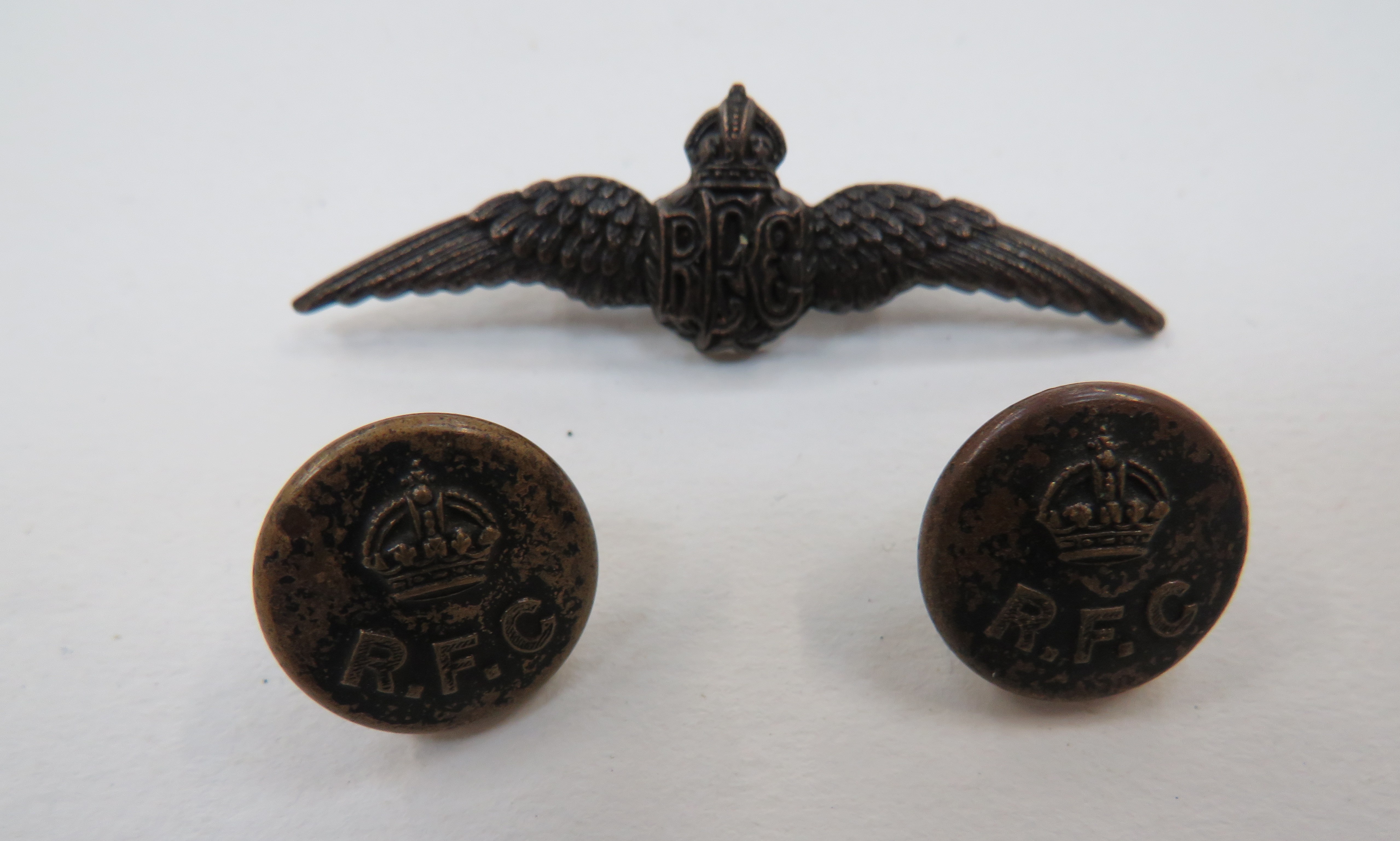 WW1 Period Pair of Miniature Size RFC Pilot Wings