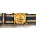 RAF Officer's 'King's Crown' Sword Belt.