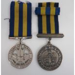 Two Canadian Police Medals