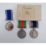 Two Police LS & GC Medals