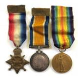 WW1 Royal Fusiliers Group of Three Medals.