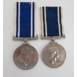 Two Police Long Service & Good Conduct Medals