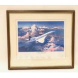 British Airways Concorde Signed Print 'Concorde Simply The Best'