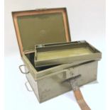 British Army Campaign Metal Writing / Document Box.