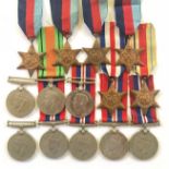 Selection of WW2 Campaign Medals.