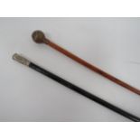 Two Military Swagger Sticks
