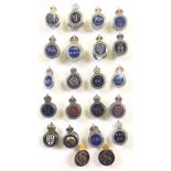 Selection of WW2 Special Constabulary Chrome & Enamel Small size Badges.