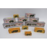 Selection of Dinky Toys Military Vehicles Cardboard Boxes.