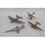 Selection of 'Trench Art' Style Aircraft.