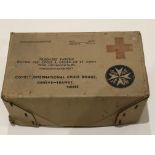 WW2 RAF / Army British Red Cross POW Parcel Box.