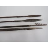 Four Various 19th Century African Native Spears