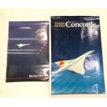 British Airways Original Official Promotion Concorde Posters.