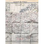 WW2 RAF Silk Escape & Evasion Maps Europe