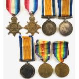 Selection of WW1 Medals.