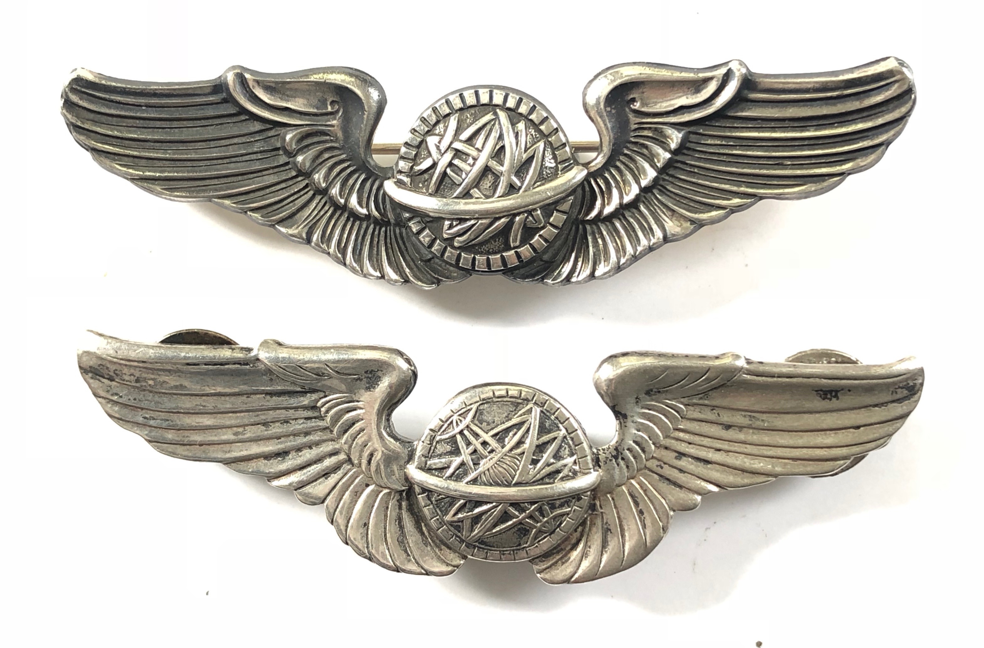 WW2 Period US Air Force Silver Navigator wing.