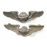 WW2 Period US Air Force Silver Navigator wing.