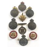 Metropolitan Special Constabulary Bronze Lapel Badges.