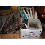 A quantity of various vintage tools.