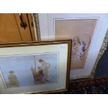 A Russel Flint limited edition,733/850, print together with another (2)