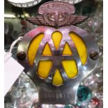 A Guernsey AA car badge OG03811