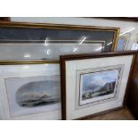 Two prints of Jersey after Jean Le Capelain, 'St. Aubins' and 'St. Brelades Bay', together with an