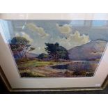 Sean O'Connor (Irish, 1909-1992), " The 18th Green, Killarney " , watercolour, signed 'SEAN O'