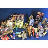 A quantity of Star Wars and Star Trek memorabilia from the 1990's to include boxed and unboxed
