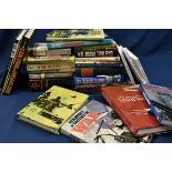A quantity of military books, some pictoral, most on the subject of WWII. (20+)