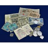 World currency comprising of German banknotes - Reichsbanknote 10000 mark dated 1922; 50000 mark