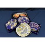 Flaming June' Royal Worcester limited edition 12" cabinet plate boxed with certificate, plus three