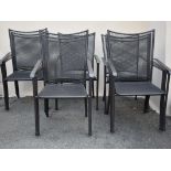 A set of twelve metal garden chairs (12)