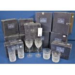 A collection of Stuart Crystal glasses comprising of ten 12oz tumblers, six 9oz tumblers and six L.
