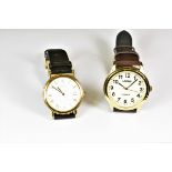 Two gents quartz wrist watches by Seiko and Lorus (the Lorus with luminous dial)