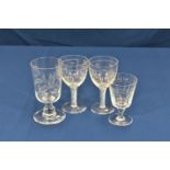 Four commemoratives, a Thomas Webb Shakespeare, 400 years 1564-1964 cut and engraved glass, a Thomas