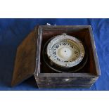 A cased Sestrel gimbal compass by Henry Brown & Son