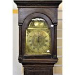 A rare 18th century Channel Islands oak longcase clock, 30 hour, by John Watts of Guernsey with